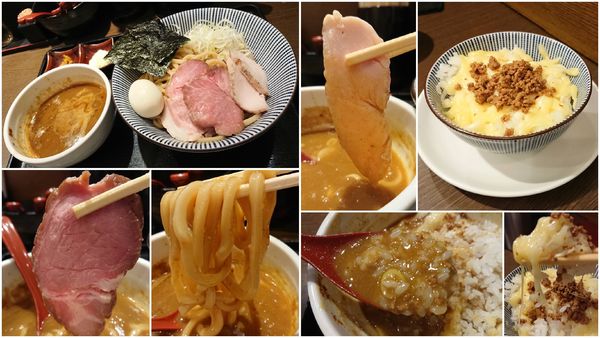 「【限定】カレーつけ麺＋特製に変更＋大盛り＋チーズ追い飯」@長男、もんたいちおの写真