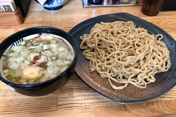 「煮玉子つけそば 960円」@中華そば専門 とんちぼの写真