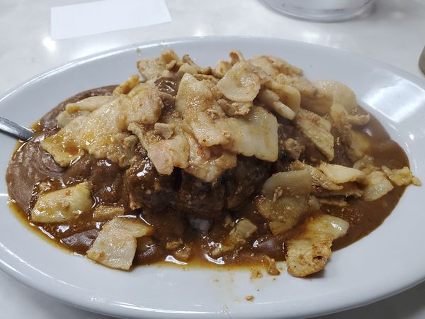 「デラスタカレー・5倍」@スタミナカレーの店 バーグ 弥生町店の写真