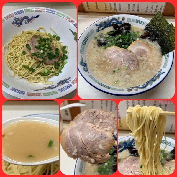 「博多ラーメン¥650+替玉¥100」@ラーメンえちご 本店の写真