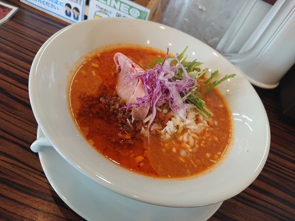 「限定 完熟トマトの担々麺 980円」@麺屋 一翔の写真