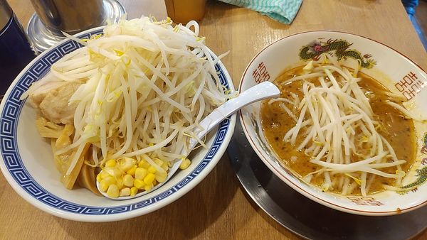 「つけ麺(並)(味噌)(ﾔｻｲﾏｼ)」@びんびん豚 坂戸店の写真