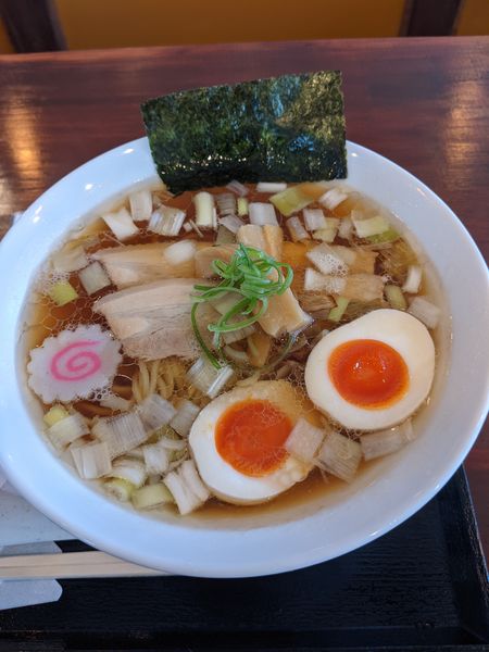 「淡麗中華そば＋那須御養卵の味玉」@麺処しんすけの写真