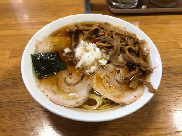 「バラチャーシューメンマ 大」@みんみんラーメンの写真