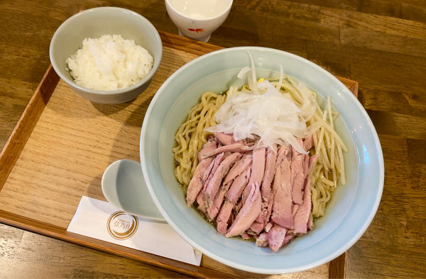 「肉汁無し月光 & 白飯小」@自家製麺と定食 弦乃月の写真