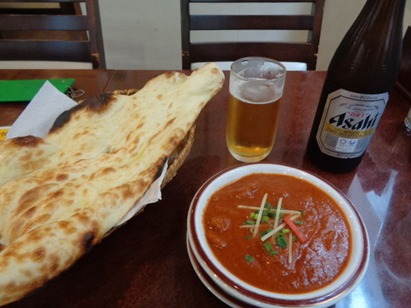 「グッチマトン 950円、プレーンナン 290円」@本格インド料理 スルタンの写真