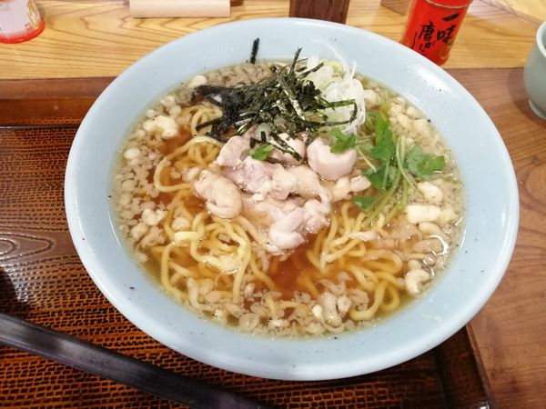 「鶏中華」@手打ち 水車生そばの写真