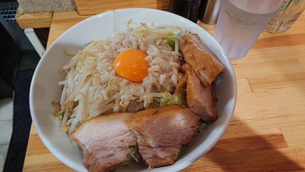 「塩肉増しまぜそば」@麺処 MAZERUの写真