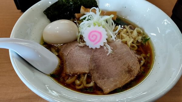 「味玉醤油蕎麦」@麺処 花火の写真