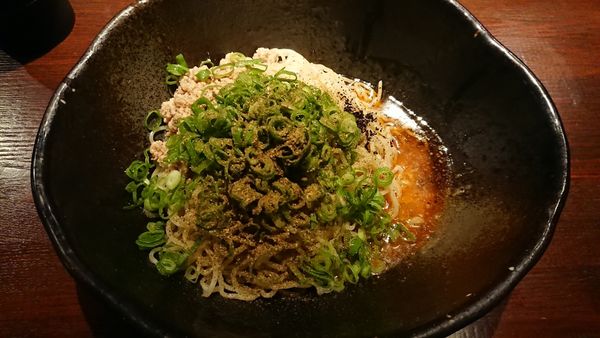 「汁なし担々麺2辛」@汁なし担担麺専門 キング軒 本通店の写真