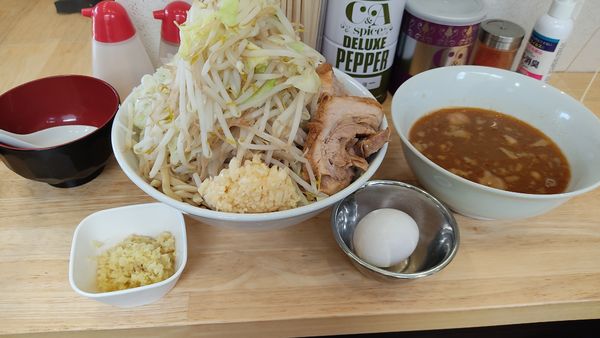 「つけ麺　生姜　生卵」@ラーメン 他力也の写真