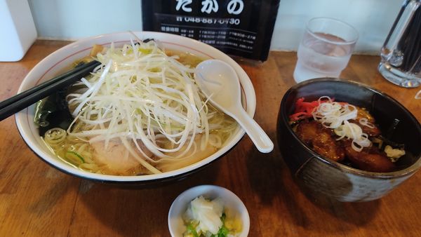 「塩ラーメンネギ」@佐野ラーメン たかのの写真
