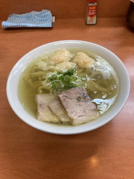 「海老ワンタン麺」@日陰の写真
