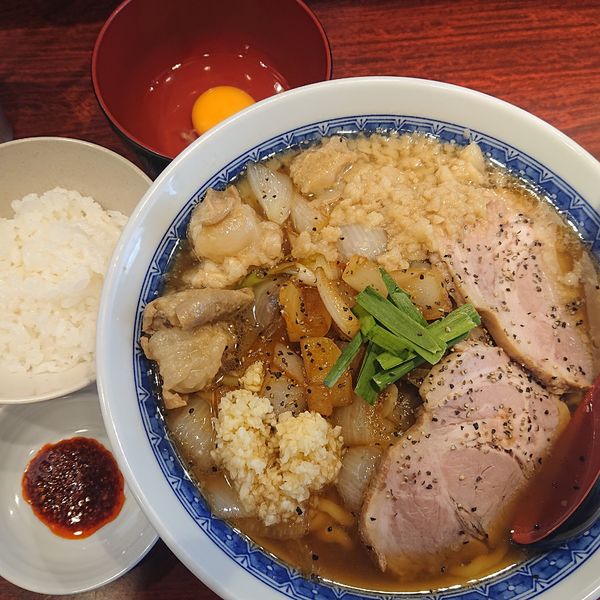 「特製スタミナ中華セット1280円」@中華そば たた味の写真