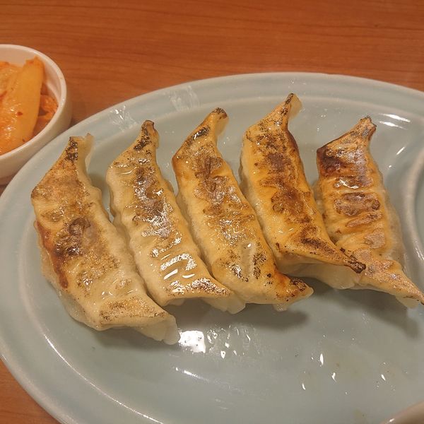 「野菜カレー780円、餃子セット350円」@ラーメンねぎっこ 北福島店の写真