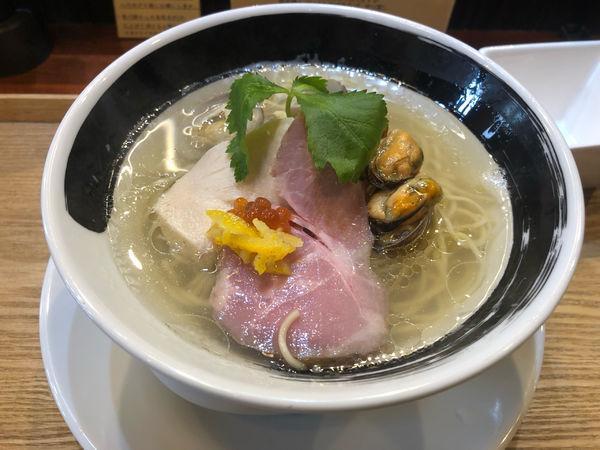 「浅利とムール貝の汐そば」@麺処しろくろの写真