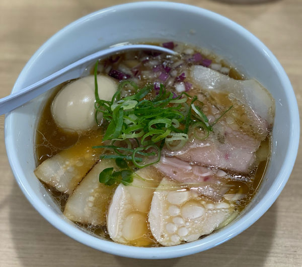 「特製中華そば醤油」@貝麺みかわの写真