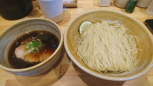 「鰹昆布出汁 醤油つけ麺_1000円」@迂直の写真