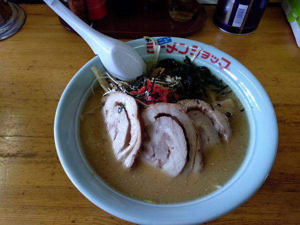 「ネギみそチャーシュー麺」@ラーメンショップ 塩竃店の写真