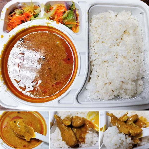 「チキンカレー弁当　500円」@エウサ 仲御徒町店の写真