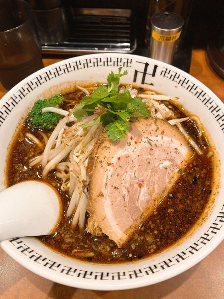 「ラーメン+レモンライス」@スパイス・ラー麺 卍力 秋葉原店の写真