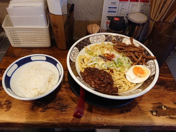 「油そば ごはん」@すごい煮干ラーメン凪 渋谷東口店の写真