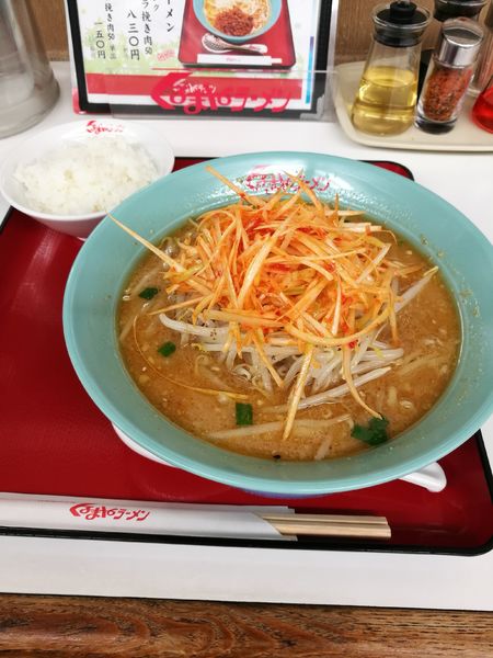 「ネギ味噌ラーメン 860円」@くるまやラーメン 保谷新町店の写真