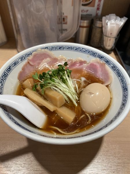 「特製中華そば」@中華そば ます田の写真