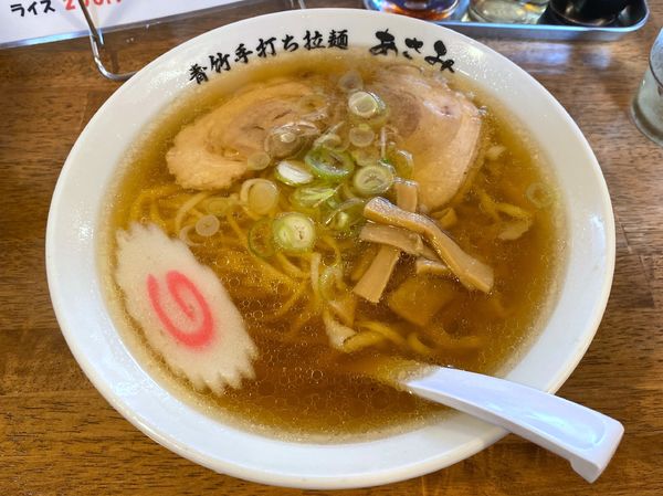 「ラーメン ６５０円」@青竹手打ち拉麺 あさみの写真