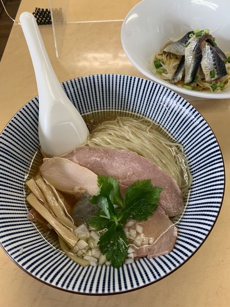 「【限定】冷やし煮干しそば  いわしそば」@中華そば よしかわの写真