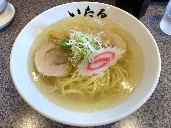 「塩らーめん ６８０円」@青竹手打ち佐野らーめん いたるの写真