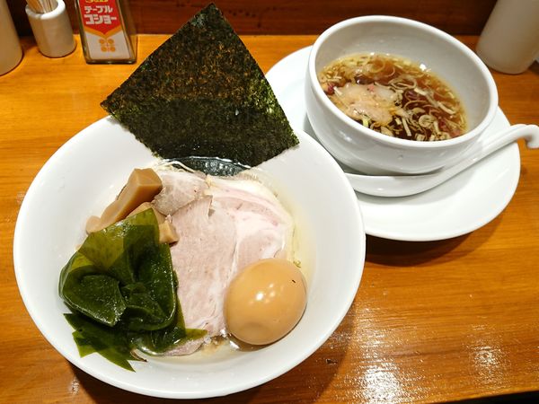 「つけ麺＋煮玉子」@拉麺 伍年食堂の写真