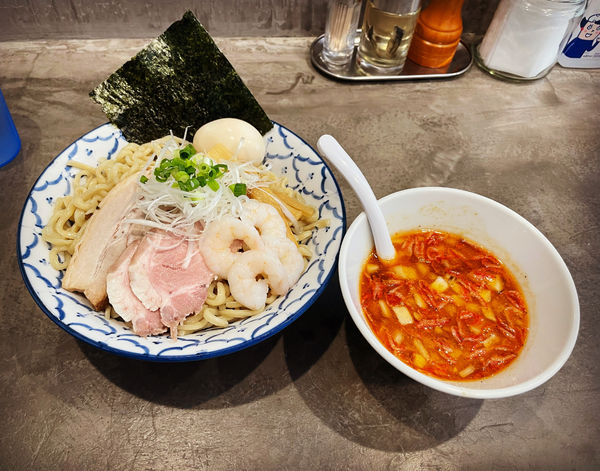 「海老味噌つけ麺(冷盛)」@だし廊  -NIBO-の写真