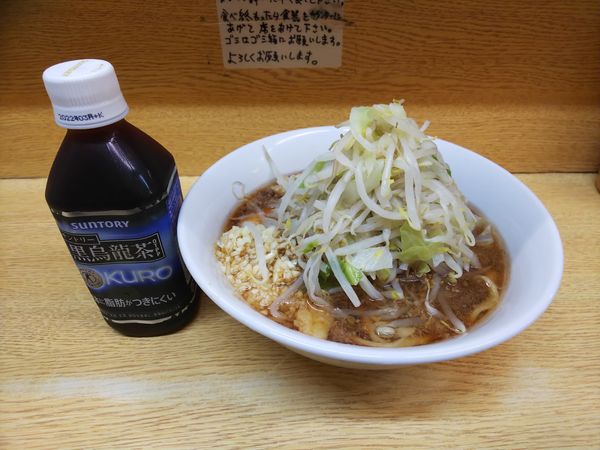 「小ラーメン(麺半分)」@ラーメン二郎 環七新新代田店の写真