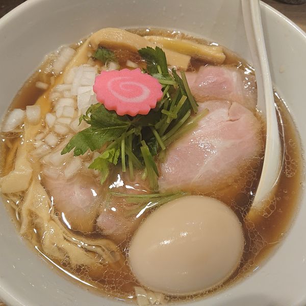 「特製煮干しそば1030円、和え玉150円」@中華そば TORICOの写真