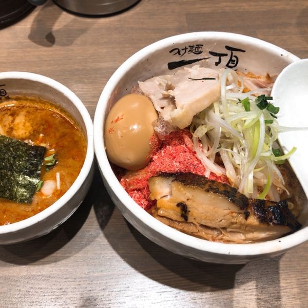 「特製海老つけ麺」@つけ麺 一頂の写真