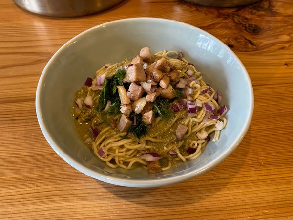 「牡蠣まぜそば」@魚焚の写真