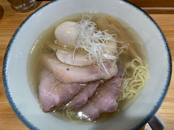 「特製塩¥1100+ハートランド(小瓶)¥400」@中華そば 一清の写真