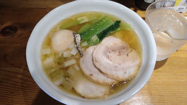「瀬戸内煮干らーめん全部のせ(塩)¥950+和え玉(中)100」@瀬戸内いりこラーメン 古田島の写真