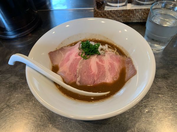 「濃厚煮干し＋和え玉」@さんじの写真