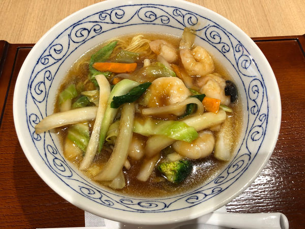 「エビ五目あんかけそば」@中華茗菜 裕宴の写真