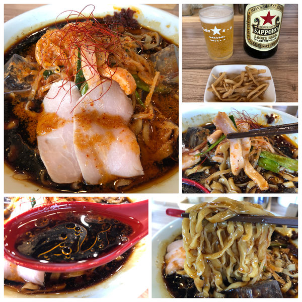 「【限定C】スタミナ冷やしラーメン(肉増し)1050円」@くじら食堂 nonowa東小金井店の写真