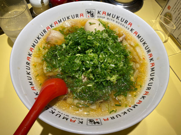 「煮玉子ネギラーメン🍜🥢」@どうとんぼり神座 新宿京王モール店の写真