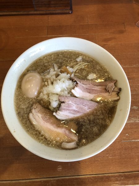 「背脂煮干そば」@麺屋 清水の写真