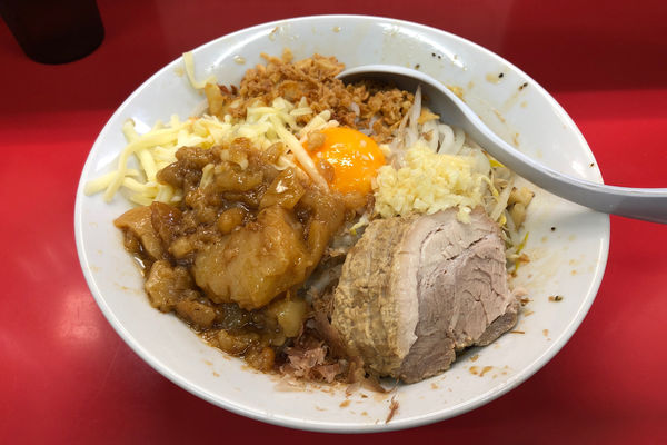 「まぜそば(並) 900円」@ラーメン一心の写真