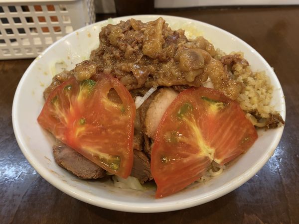 「【限定】冷やし中華＋ショウガ（ニンニク、アブラ）」@麺屋 歩夢の写真