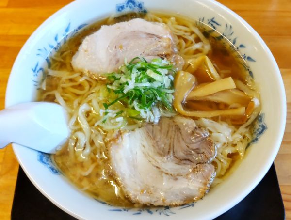 「Aセット(中華そば 餃子)」@森田屋 東店の写真