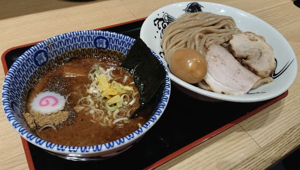 「濃厚味玉つけ麺」@松戸富田麺業 千葉駅構内店の写真