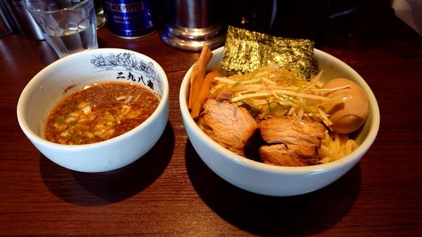 「二九八家魚介豚骨つけ麺」@二九八家 いわせの写真