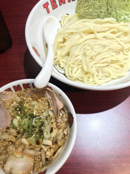 「ゴマタマつけ麺、並」@天金狗の写真